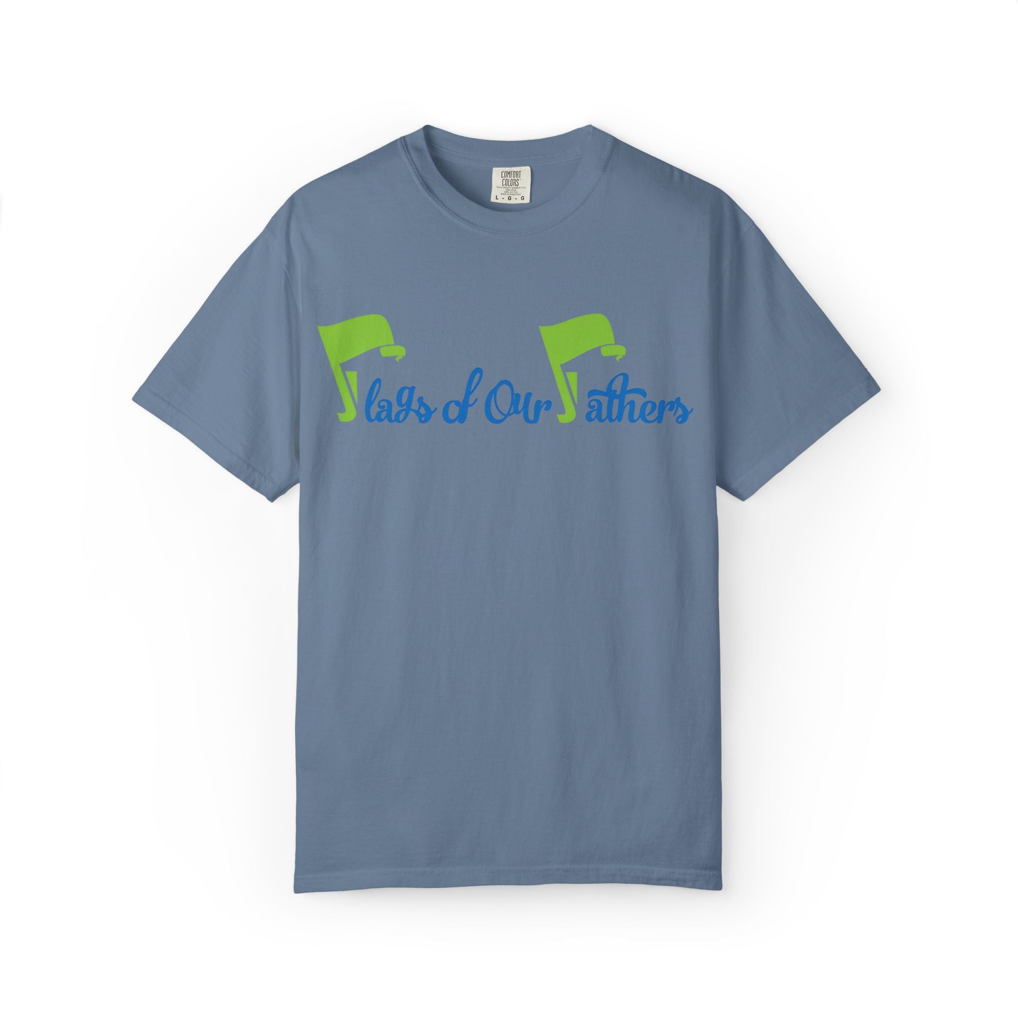 Flags of Our Father T-shirt - Blue Green